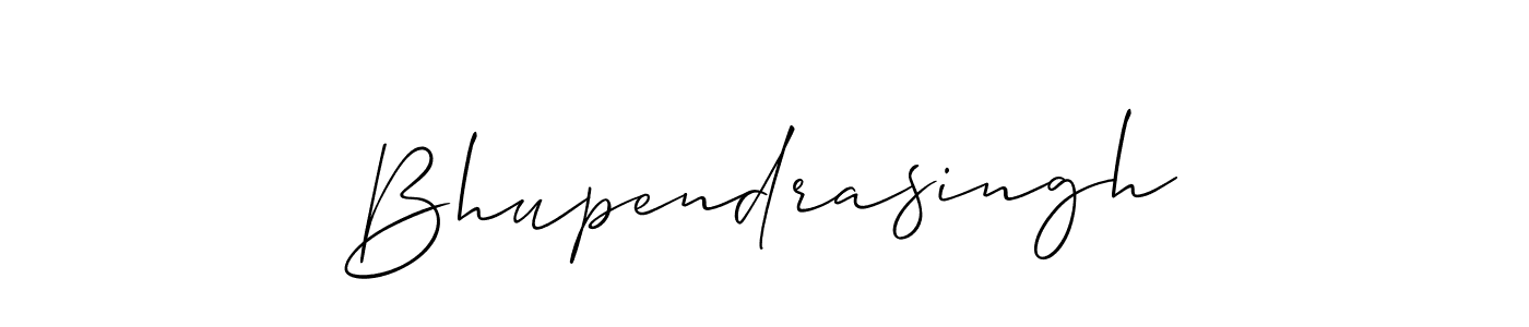 Use a signature maker to create a handwritten signature online. With this signature software, you can design (Allison_Script) your own signature for name Bhupendrasingh. Bhupendrasingh signature style 2 images and pictures png