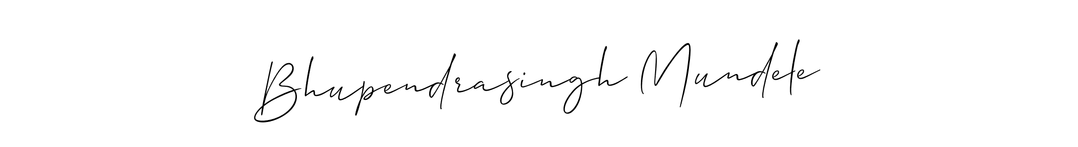 Make a beautiful signature design for name Bhupendrasingh Mundele. Use this online signature maker to create a handwritten signature for free. Bhupendrasingh Mundele signature style 2 images and pictures png