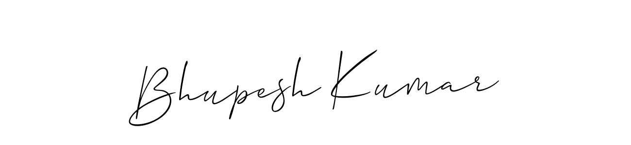 This is the best signature style for the Bhupesh Kumar name. Also you like these signature font (Allison_Script). Mix name signature. Bhupesh Kumar signature style 2 images and pictures png