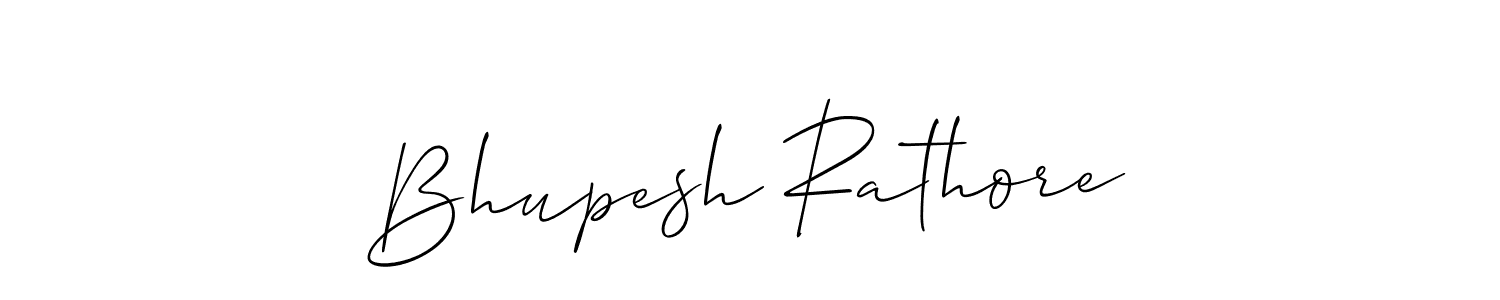 How to make Bhupesh Rathore name signature. Use Allison_Script style for creating short signs online. This is the latest handwritten sign. Bhupesh Rathore signature style 2 images and pictures png