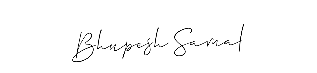 Best and Professional Signature Style for Bhupesh Samal. Allison_Script Best Signature Style Collection. Bhupesh Samal signature style 2 images and pictures png