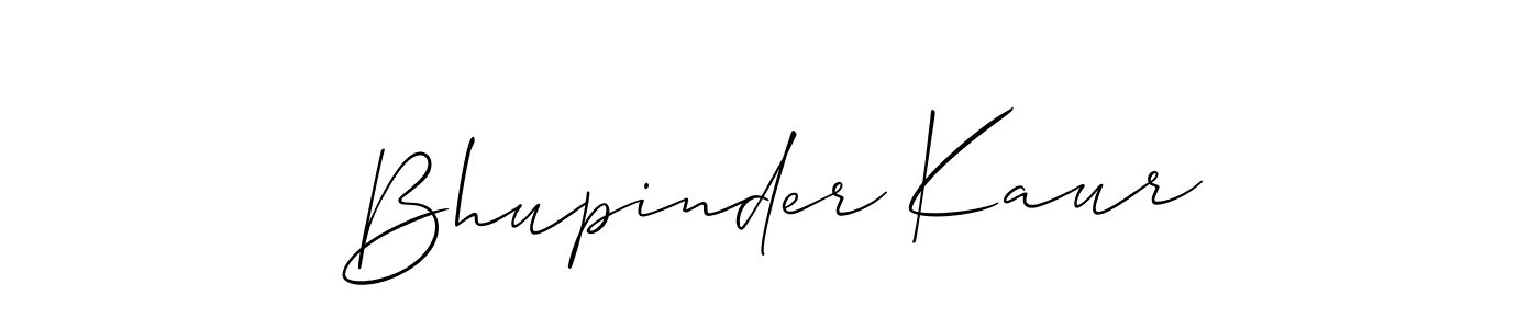 Best and Professional Signature Style for Bhupinder Kaur. Allison_Script Best Signature Style Collection. Bhupinder Kaur signature style 2 images and pictures png