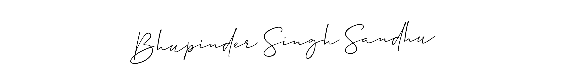 Bhupinder Singh Sandhu stylish signature style. Best Handwritten Sign (Allison_Script) for my name. Handwritten Signature Collection Ideas for my name Bhupinder Singh Sandhu. Bhupinder Singh Sandhu signature style 2 images and pictures png