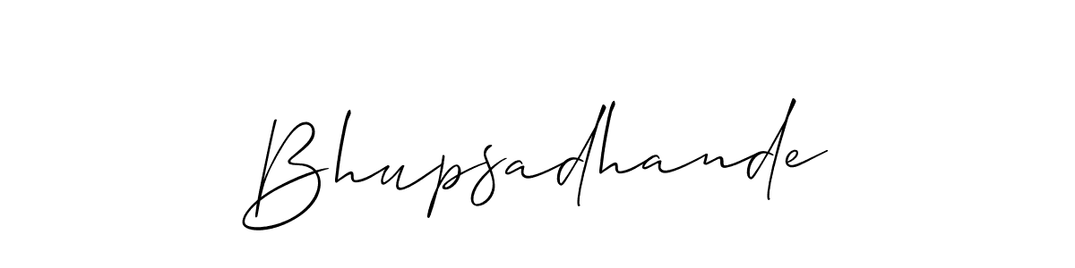 Best and Professional Signature Style for Bhupsadhande. Allison_Script Best Signature Style Collection. Bhupsadhande signature style 2 images and pictures png