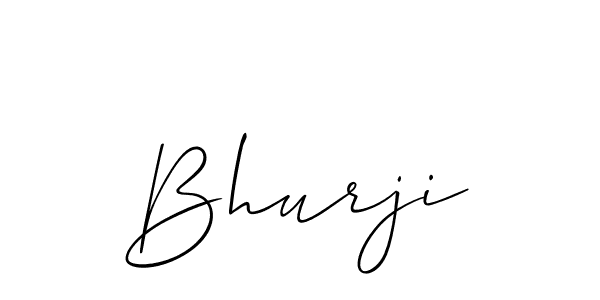 Best and Professional Signature Style for Bhurji. Allison_Script Best Signature Style Collection. Bhurji signature style 2 images and pictures png
