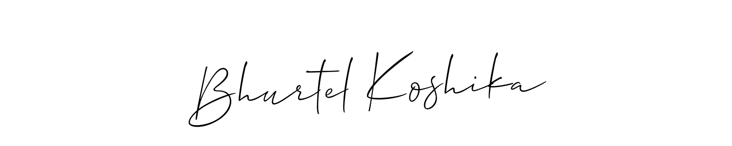 See photos of Bhurtel Koshika official signature by Spectra . Check more albums & portfolios. Read reviews & check more about Allison_Script font. Bhurtel Koshika signature style 2 images and pictures png