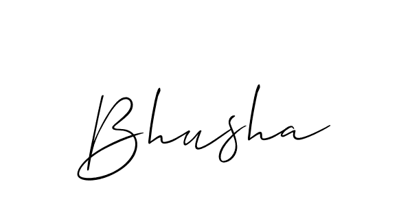 if you are searching for the best signature style for your name Bhusha. so please give up your signature search. here we have designed multiple signature styles  using Allison_Script. Bhusha signature style 2 images and pictures png