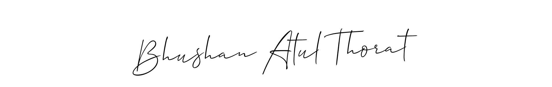 if you are searching for the best signature style for your name Bhushan Atul Thorat. so please give up your signature search. here we have designed multiple signature styles  using Allison_Script. Bhushan Atul Thorat signature style 2 images and pictures png