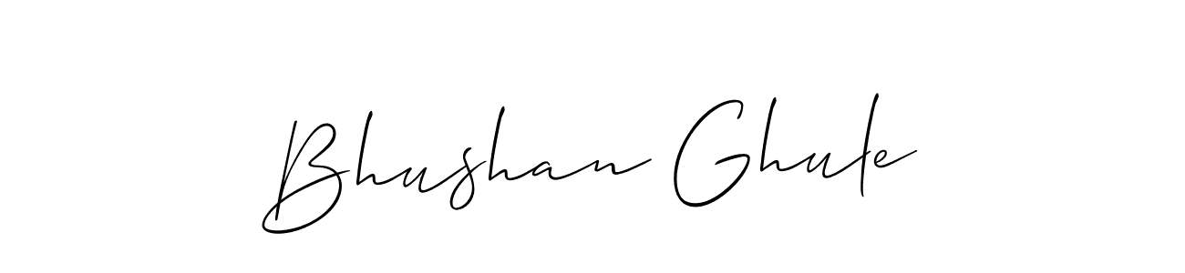This is the best signature style for the Bhushan Ghule name. Also you like these signature font (Allison_Script). Mix name signature. Bhushan Ghule signature style 2 images and pictures png