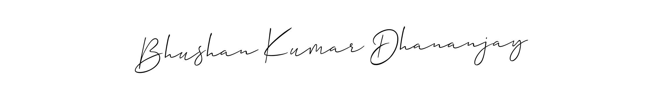 How to Draw Bhushan Kumar Dhananjay signature style? Allison_Script is a latest design signature styles for name Bhushan Kumar Dhananjay. Bhushan Kumar Dhananjay signature style 2 images and pictures png