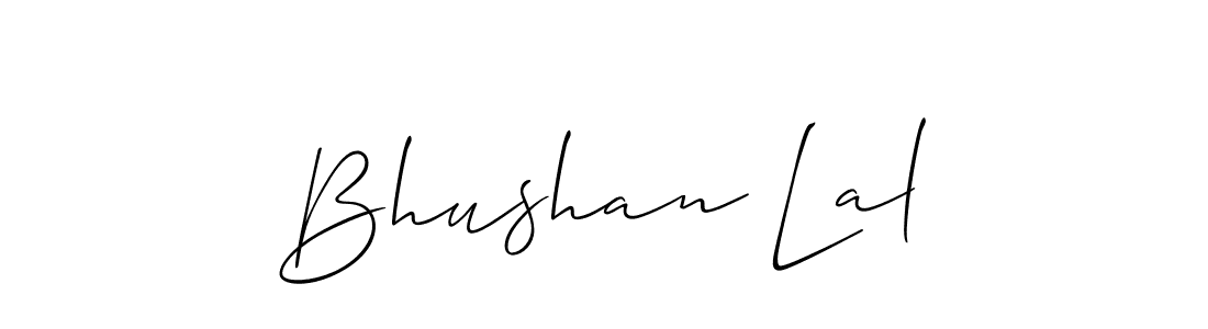 Bhushan Lal stylish signature style. Best Handwritten Sign (Allison_Script) for my name. Handwritten Signature Collection Ideas for my name Bhushan Lal. Bhushan Lal signature style 2 images and pictures png