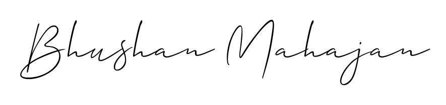 Design your own signature with our free online signature maker. With this signature software, you can create a handwritten (Allison_Script) signature for name Bhushan Mahajan. Bhushan Mahajan signature style 2 images and pictures png