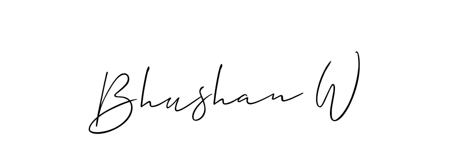 Make a short Bhushan W signature style. Manage your documents anywhere anytime using Allison_Script. Create and add eSignatures, submit forms, share and send files easily. Bhushan W signature style 2 images and pictures png