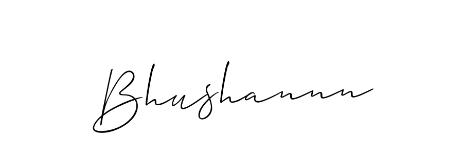 Also we have Bhushannn name is the best signature style. Create professional handwritten signature collection using Allison_Script autograph style. Bhushannn signature style 2 images and pictures png