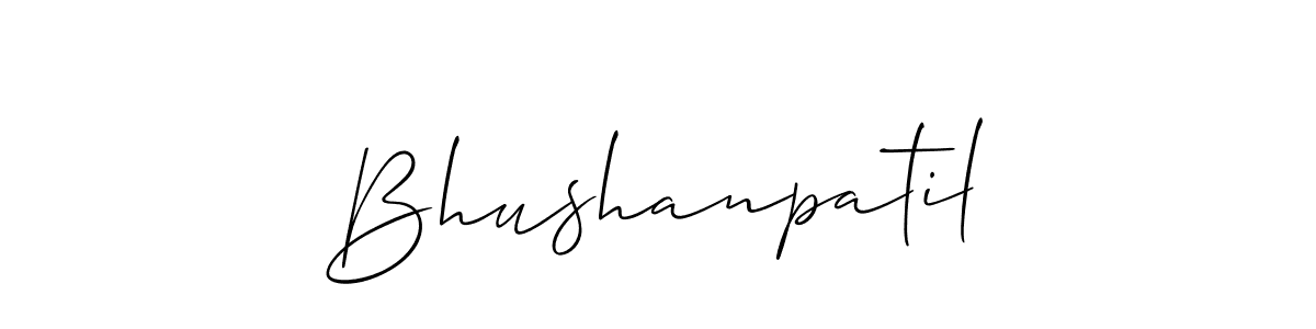 You should practise on your own different ways (Allison_Script) to write your name (Bhushanpatil) in signature. don't let someone else do it for you. Bhushanpatil signature style 2 images and pictures png