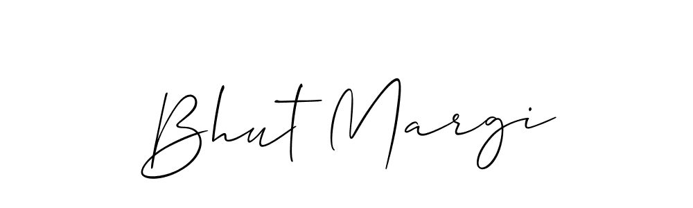 Best and Professional Signature Style for Bhut Margi. Allison_Script Best Signature Style Collection. Bhut Margi signature style 2 images and pictures png