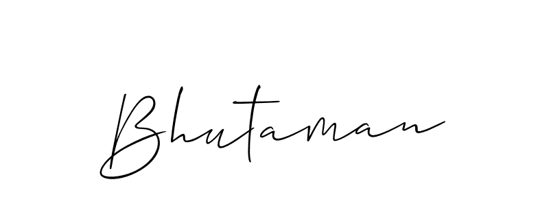 Also we have Bhutaman name is the best signature style. Create professional handwritten signature collection using Allison_Script autograph style. Bhutaman signature style 2 images and pictures png