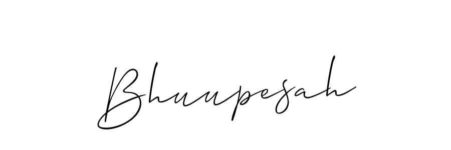 It looks lik you need a new signature style for name Bhuupesah. Design unique handwritten (Allison_Script) signature with our free signature maker in just a few clicks. Bhuupesah signature style 2 images and pictures png