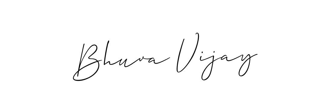 Also we have Bhuva Vijay name is the best signature style. Create professional handwritten signature collection using Allison_Script autograph style. Bhuva Vijay signature style 2 images and pictures png