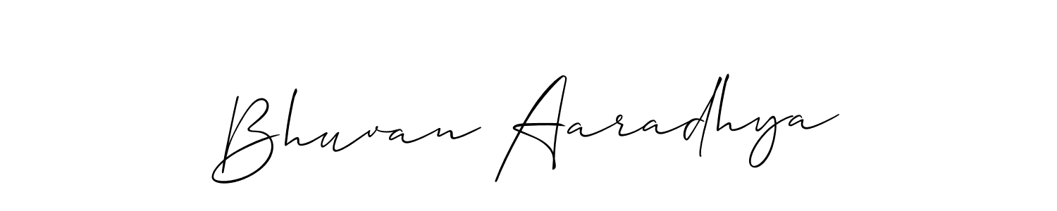 if you are searching for the best signature style for your name Bhuvan Aaradhya. so please give up your signature search. here we have designed multiple signature styles  using Allison_Script. Bhuvan Aaradhya signature style 2 images and pictures png