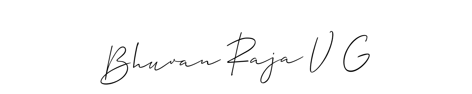 How to Draw Bhuvan Raja V G signature style? Allison_Script is a latest design signature styles for name Bhuvan Raja V G. Bhuvan Raja V G signature style 2 images and pictures png