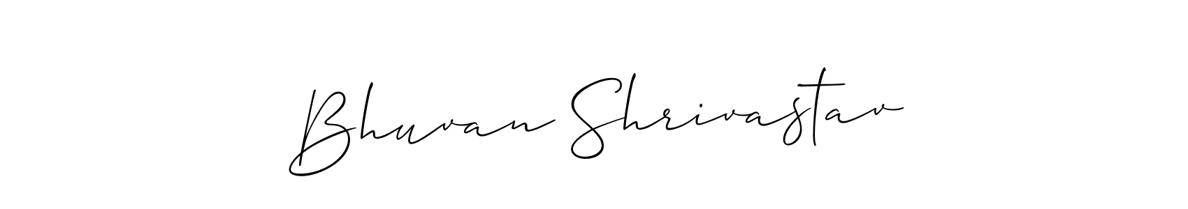Make a short Bhuvan Shrivastav signature style. Manage your documents anywhere anytime using Allison_Script. Create and add eSignatures, submit forms, share and send files easily. Bhuvan Shrivastav signature style 2 images and pictures png