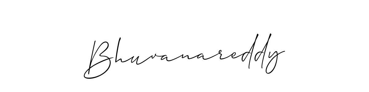 Bhuvanareddy stylish signature style. Best Handwritten Sign (Allison_Script) for my name. Handwritten Signature Collection Ideas for my name Bhuvanareddy. Bhuvanareddy signature style 2 images and pictures png