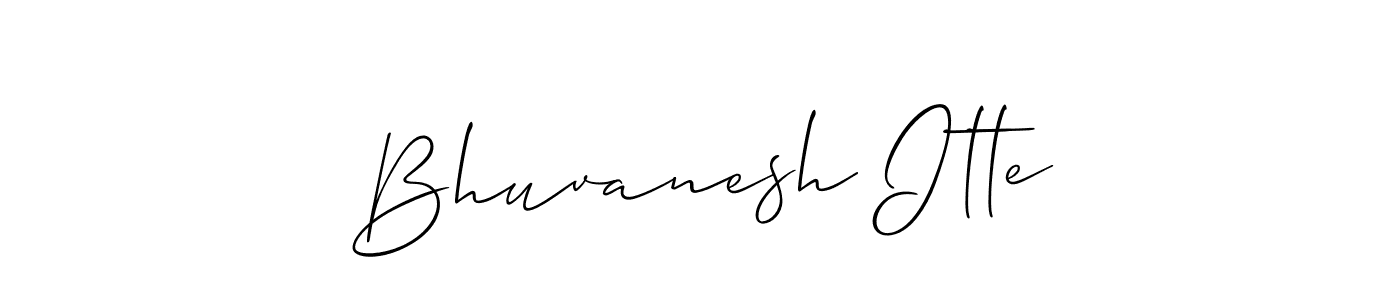 Best and Professional Signature Style for Bhuvanesh Itte. Allison_Script Best Signature Style Collection. Bhuvanesh Itte signature style 2 images and pictures png
