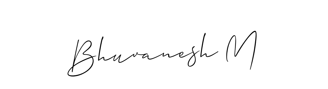 Best and Professional Signature Style for Bhuvanesh M. Allison_Script Best Signature Style Collection. Bhuvanesh M signature style 2 images and pictures png