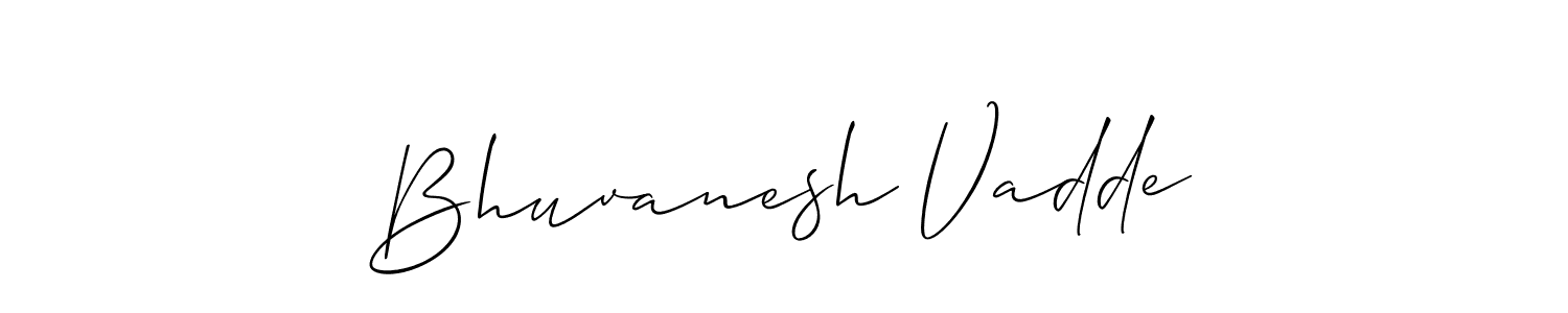 Similarly Allison_Script is the best handwritten signature design. Signature creator online .You can use it as an online autograph creator for name Bhuvanesh Vadde. Bhuvanesh Vadde signature style 2 images and pictures png