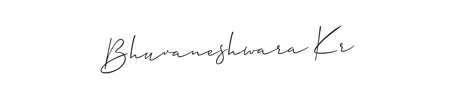 Design your own signature with our free online signature maker. With this signature software, you can create a handwritten (Allison_Script) signature for name Bhuvaneshwara Kr. Bhuvaneshwara Kr signature style 2 images and pictures png