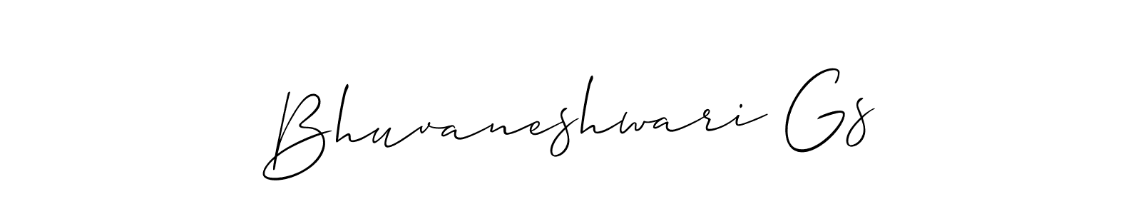 Make a beautiful signature design for name Bhuvaneshwari Gs. Use this online signature maker to create a handwritten signature for free. Bhuvaneshwari Gs signature style 2 images and pictures png