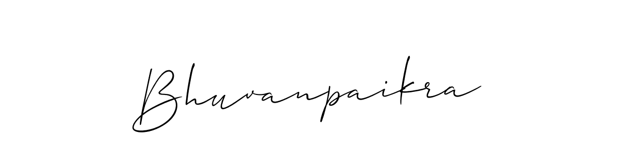 How to make Bhuvanpaikra signature? Allison_Script is a professional autograph style. Create handwritten signature for Bhuvanpaikra name. Bhuvanpaikra signature style 2 images and pictures png