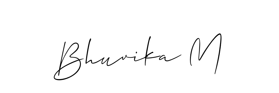 Also You can easily find your signature by using the search form. We will create Bhuvika M name handwritten signature images for you free of cost using Allison_Script sign style. Bhuvika M signature style 2 images and pictures png