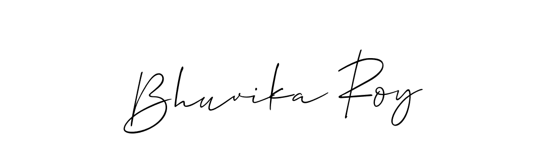 How to make Bhuvika Roy signature? Allison_Script is a professional autograph style. Create handwritten signature for Bhuvika Roy name. Bhuvika Roy signature style 2 images and pictures png
