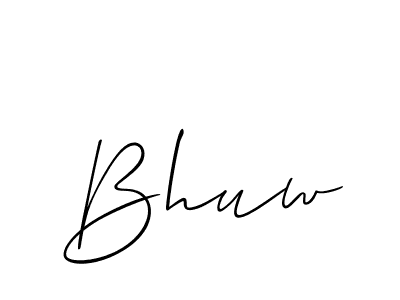 Make a beautiful signature design for name Bhuw. Use this online signature maker to create a handwritten signature for free. Bhuw signature style 2 images and pictures png