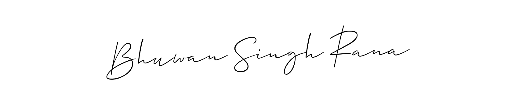 Make a short Bhuwan Singh Rana signature style. Manage your documents anywhere anytime using Allison_Script. Create and add eSignatures, submit forms, share and send files easily. Bhuwan Singh Rana signature style 2 images and pictures png