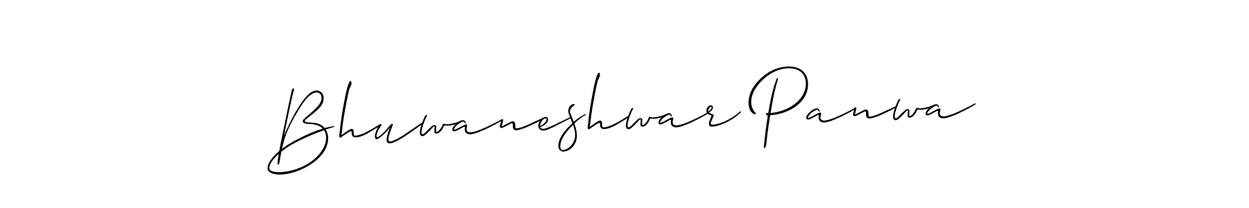 Use a signature maker to create a handwritten signature online. With this signature software, you can design (Allison_Script) your own signature for name Bhuwaneshwar Panwa. Bhuwaneshwar Panwa signature style 2 images and pictures png