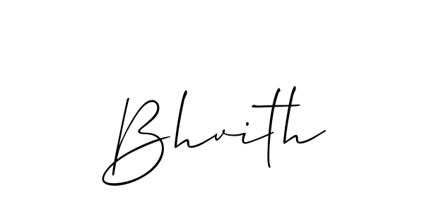 How to Draw Bhvith signature style? Allison_Script is a latest design signature styles for name Bhvith. Bhvith signature style 2 images and pictures png