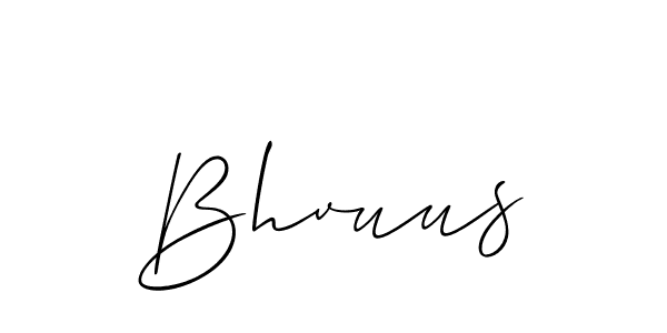 Make a short Bhvuus signature style. Manage your documents anywhere anytime using Allison_Script. Create and add eSignatures, submit forms, share and send files easily. Bhvuus signature style 2 images and pictures png