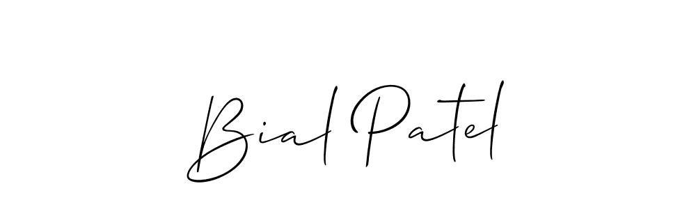 Here are the top 10 professional signature styles for the name Bial Patel. These are the best autograph styles you can use for your name. Bial Patel signature style 2 images and pictures png