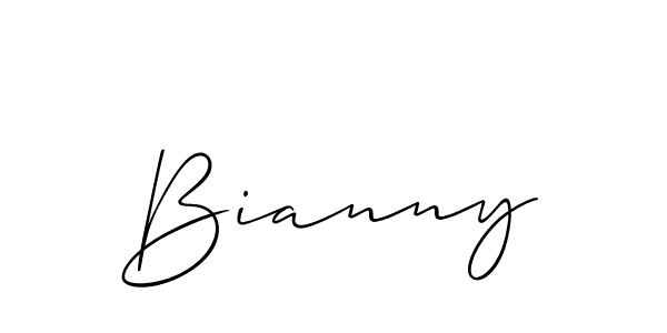 Make a beautiful signature design for name Bianny. Use this online signature maker to create a handwritten signature for free. Bianny signature style 2 images and pictures png