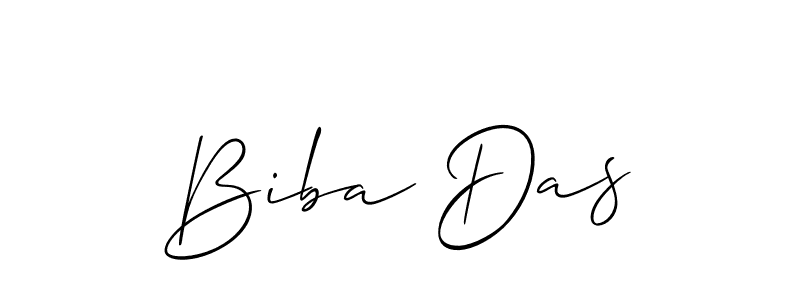 Also You can easily find your signature by using the search form. We will create Biba Das name handwritten signature images for you free of cost using Allison_Script sign style. Biba Das signature style 2 images and pictures png