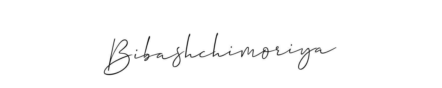 How to Draw Bibashchimoriya signature style? Allison_Script is a latest design signature styles for name Bibashchimoriya. Bibashchimoriya signature style 2 images and pictures png