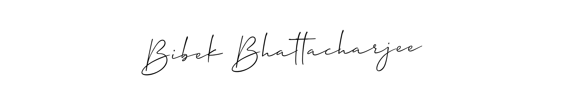This is the best signature style for the Bibek Bhattacharjee name. Also you like these signature font (Allison_Script). Mix name signature. Bibek Bhattacharjee signature style 2 images and pictures png