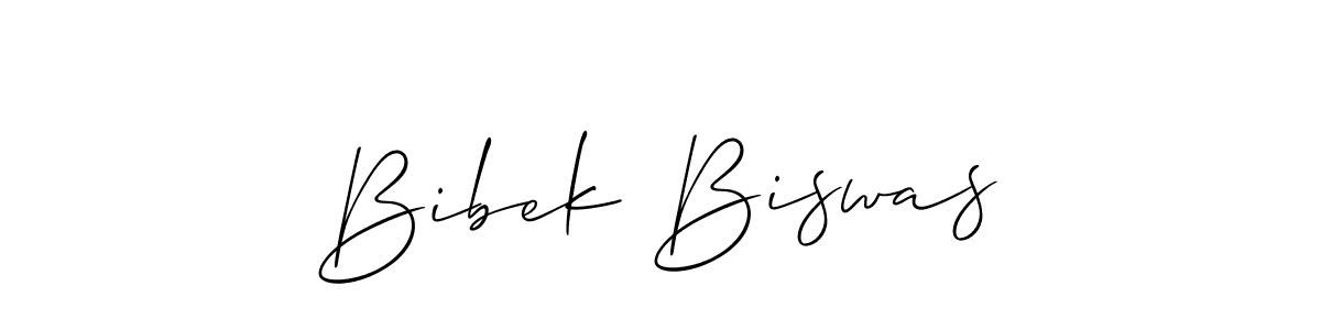 Make a short Bibek Biswas signature style. Manage your documents anywhere anytime using Allison_Script. Create and add eSignatures, submit forms, share and send files easily. Bibek Biswas signature style 2 images and pictures png