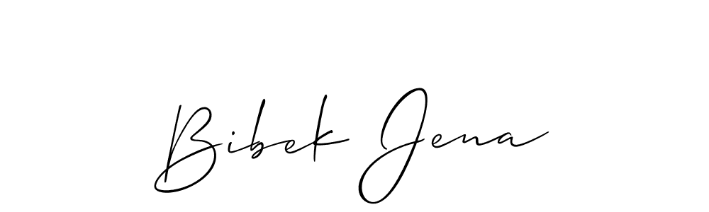 Bibek Jena stylish signature style. Best Handwritten Sign (Allison_Script) for my name. Handwritten Signature Collection Ideas for my name Bibek Jena. Bibek Jena signature style 2 images and pictures png