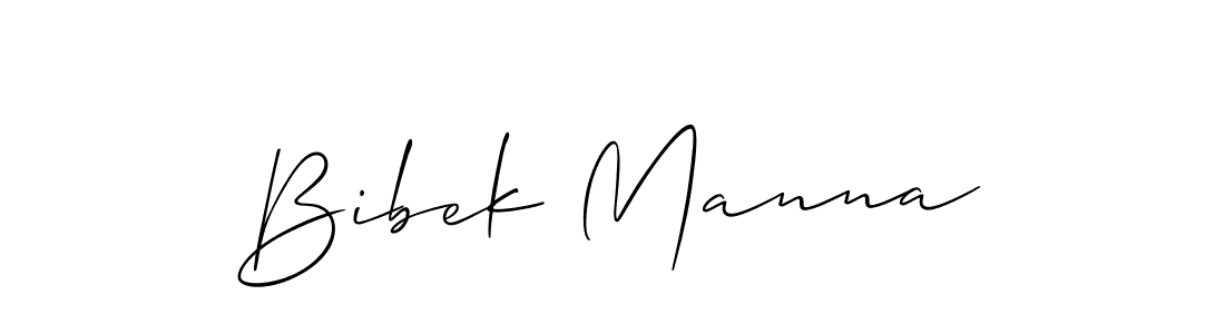 if you are searching for the best signature style for your name Bibek Manna. so please give up your signature search. here we have designed multiple signature styles  using Allison_Script. Bibek Manna signature style 2 images and pictures png