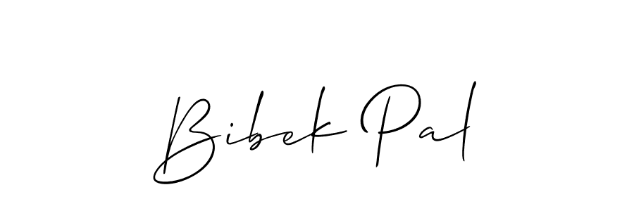 You should practise on your own different ways (Allison_Script) to write your name (Bibek Pal) in signature. don't let someone else do it for you. Bibek Pal signature style 2 images and pictures png