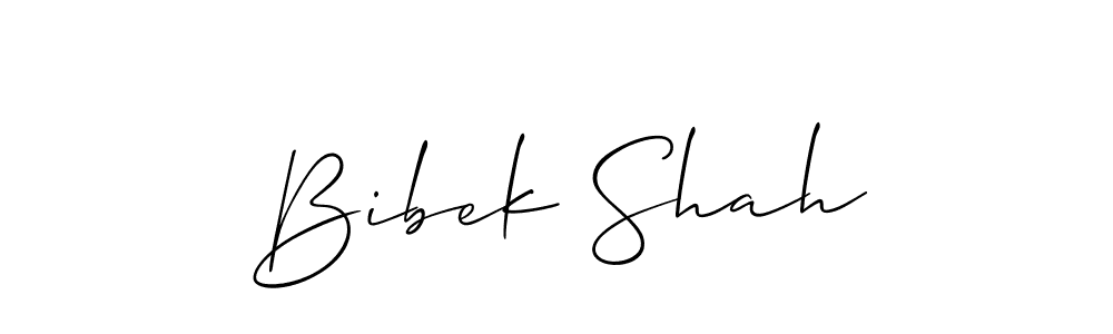 Also You can easily find your signature by using the search form. We will create Bibek Shah name handwritten signature images for you free of cost using Allison_Script sign style. Bibek Shah signature style 2 images and pictures png